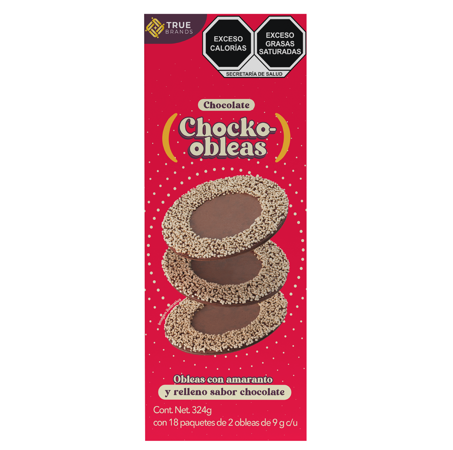 Chocko-Obleas Chocolate 18x2