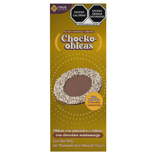 Chocko-Obleas Almendra 18x2