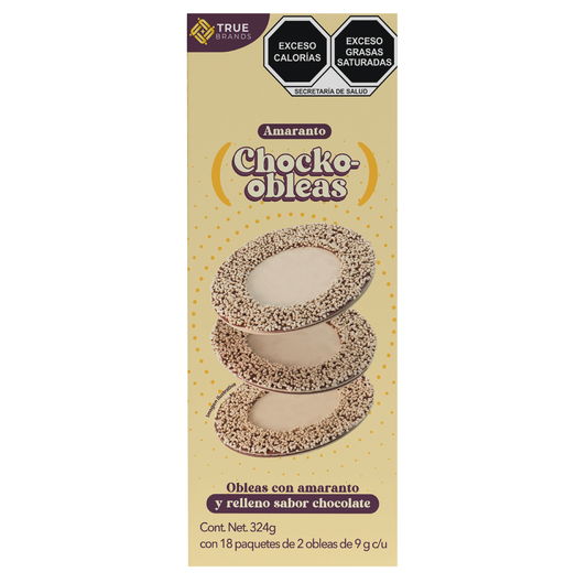 Chocko-Obleas Amaranto 18x2