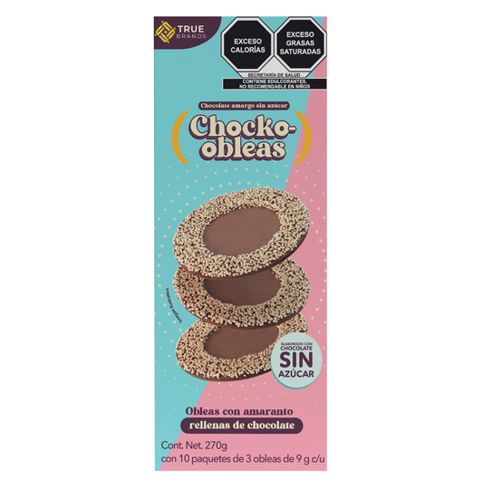 Chocko-Obleas Chocolate Sugar Free 10X3