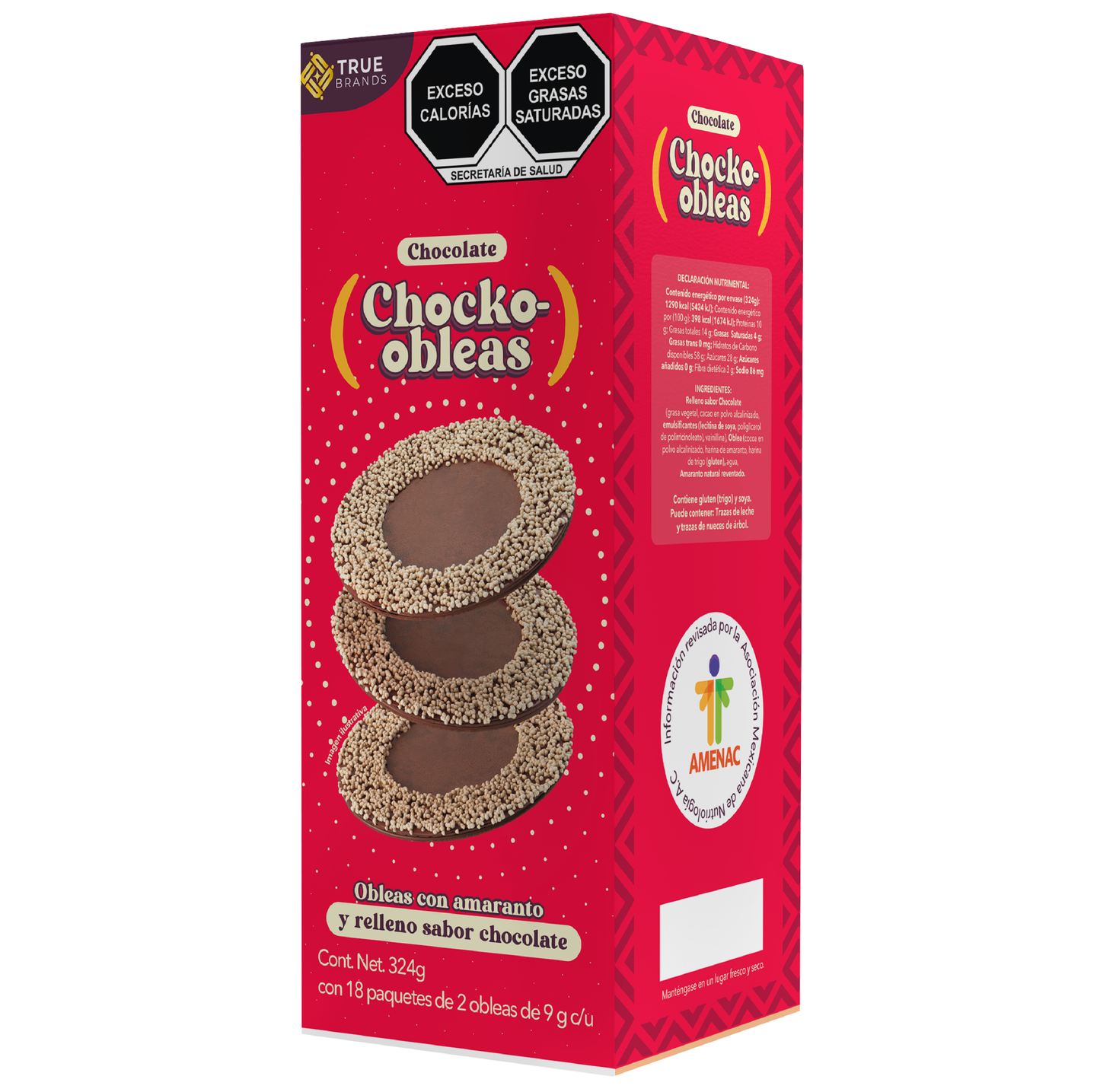 Chocko-Obleas Chocolate 18x2