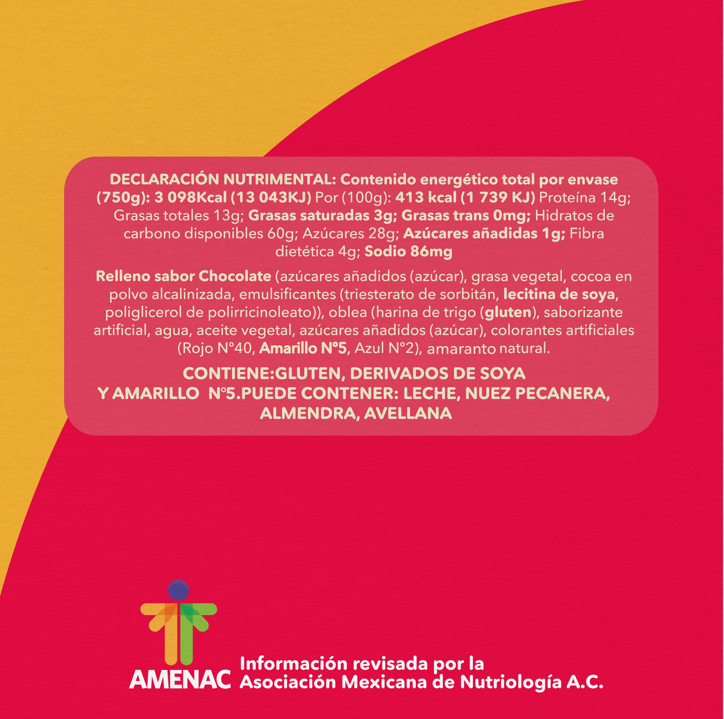 Oblea Tradicional Sabor Chocolate