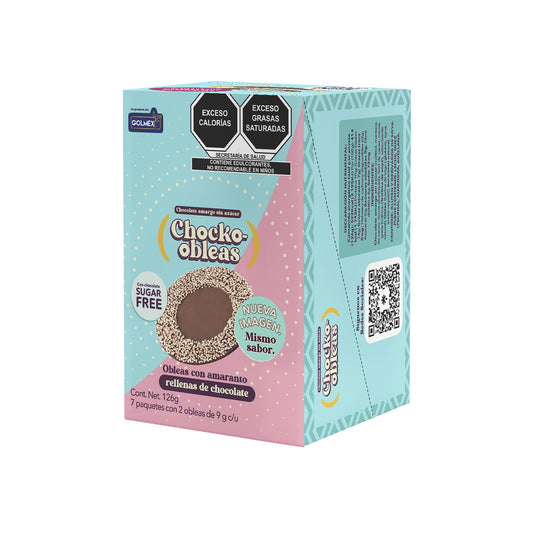 Chocko-Oblea Chocolate Sugar Free 7x2