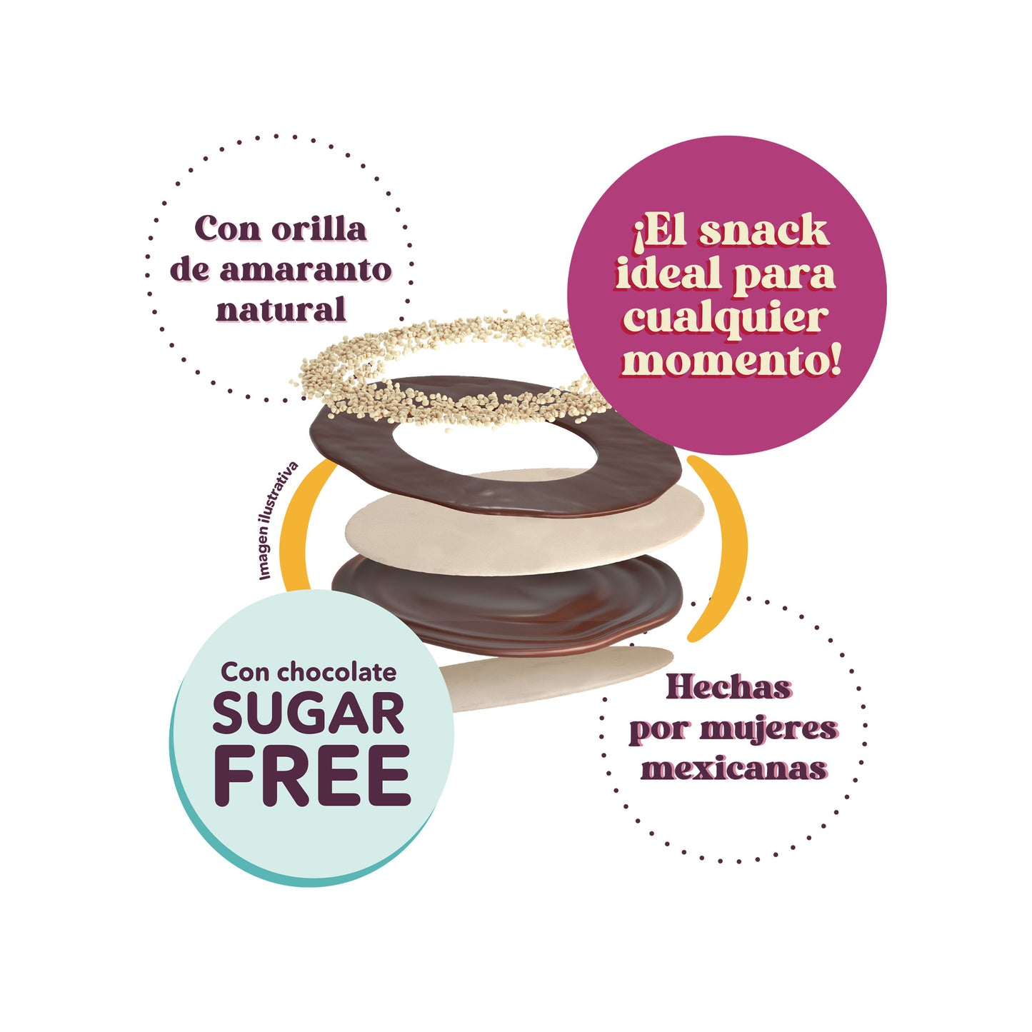 Chocko-Oblea Amaranto Sugar Free 7x2