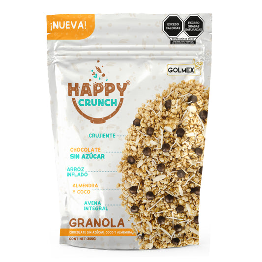 Happy Crunch Choco Almendra 300g